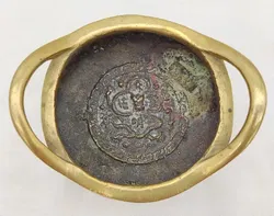 Asiatische Messingschale - Bild 2