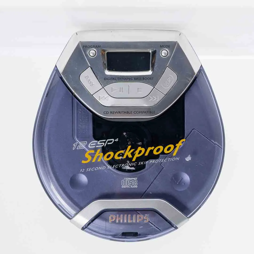 Vintage Discman Philips "Shockproof!!!" mit Dynamic Bass Boost – Bild 4