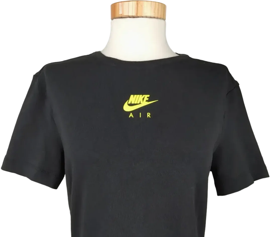 Nike Air Damen Crop T-Shirt, schwarz - Gr. L  – Bild 3