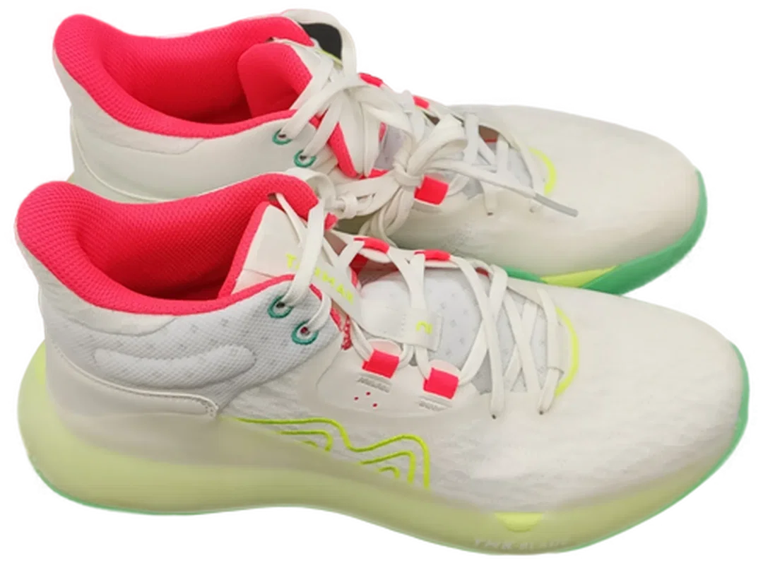 Tarmak TMK-Blade Basketball Damenschuh SE 500 halbhoch weiß/rot Gr.44  – Bild 2