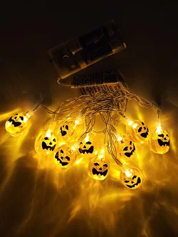 LED-Lichterkette für Halloween #3" Kürbis"