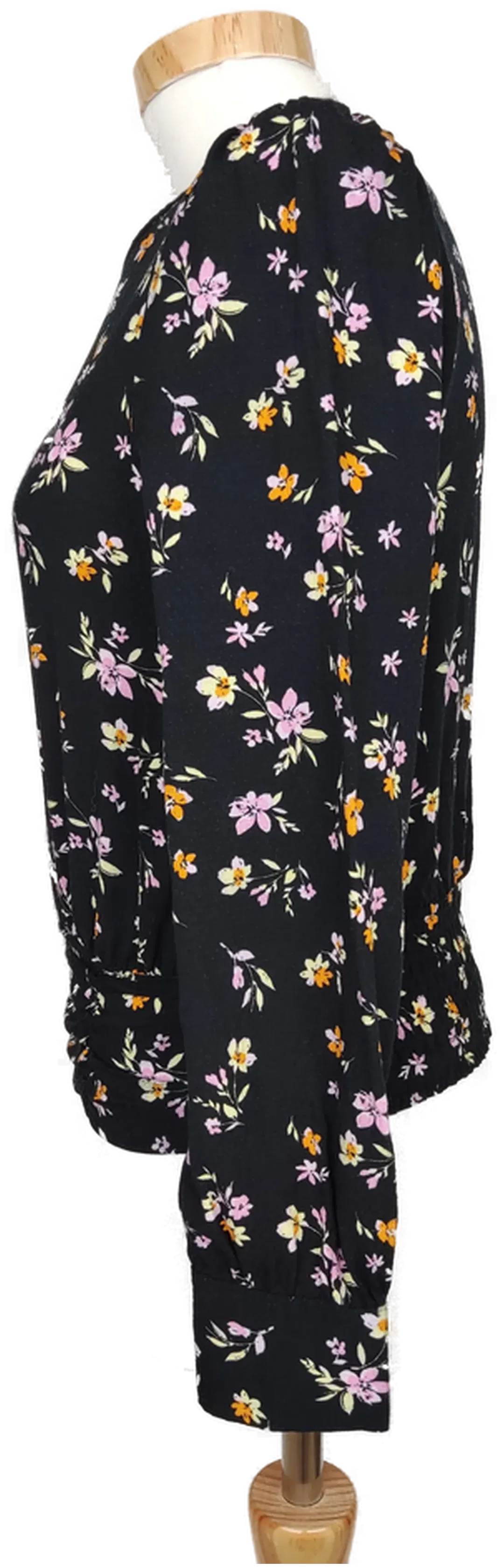 Vero Moda Damen Bluse schwarz geblümt - XS/34 – Bild 3