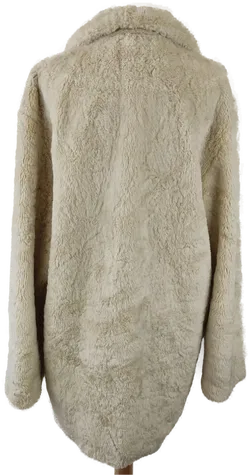 RAGAZZA Collection Damenmantel beige Felloptik - XL - 42 - Bild 3