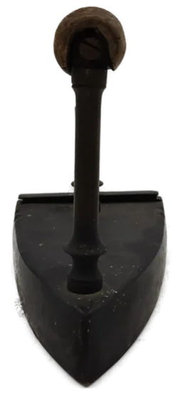 Vintage Kohle Bügeleisen aus Gusseisen - Bild 5