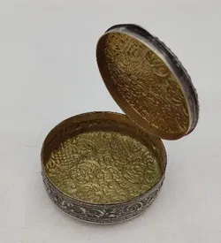 Antike Blechdose/ Pillendose - Bild 3