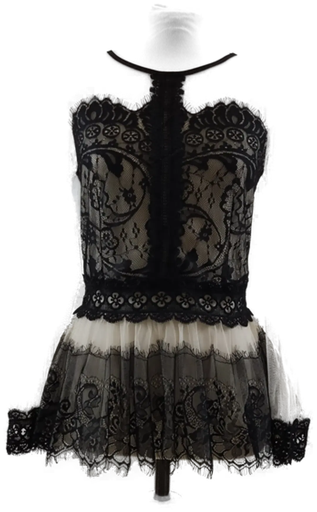 Durchsichtige Spitzenbluse  - Bild 1