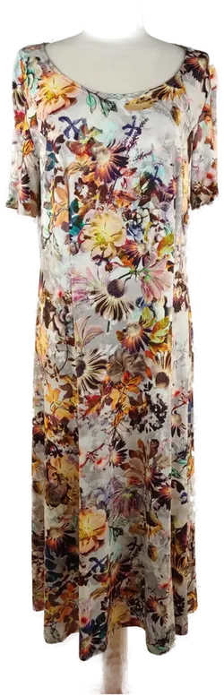 Damen-Maxikleid / bunt gemustert - XL/42 - Bild 1