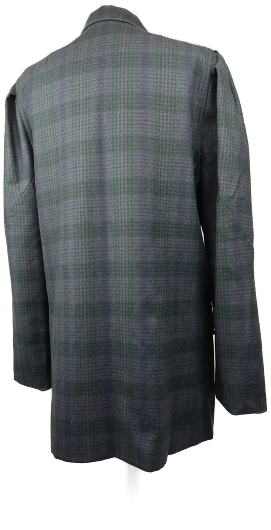 Miss Clementino Damenblazer Vintage blau grün-kariert - L/40 – Bild 2