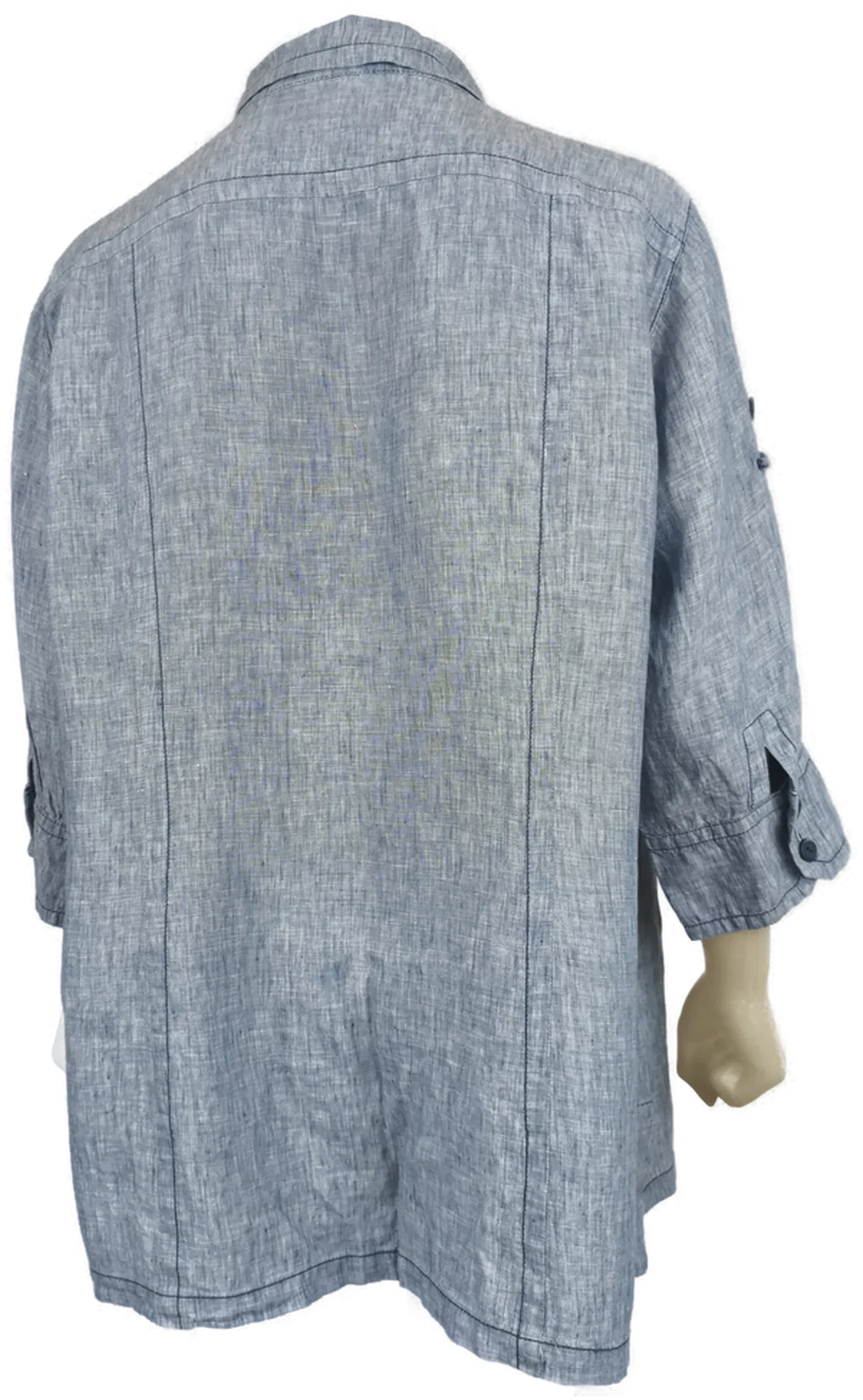 Bonita, Hemdbluse Damen, Gr. 48, Leinen – Bild 5