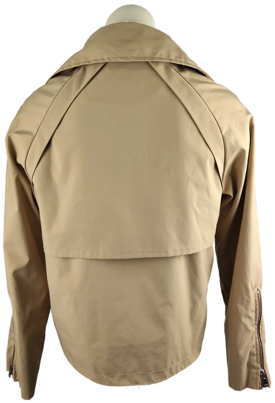AMISU Damenjacke Beige, Klassischer Kragen | Casual-Chic – Bild 4