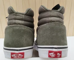 Vans Leder Sneaker Olivgrün 40,5 | Casual-Jeans-Begleiter - Bild 5