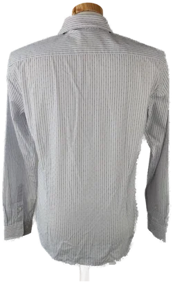Smog Herrenhemd weiß/violett -  Gr. M (Slim fit) - Bild 3