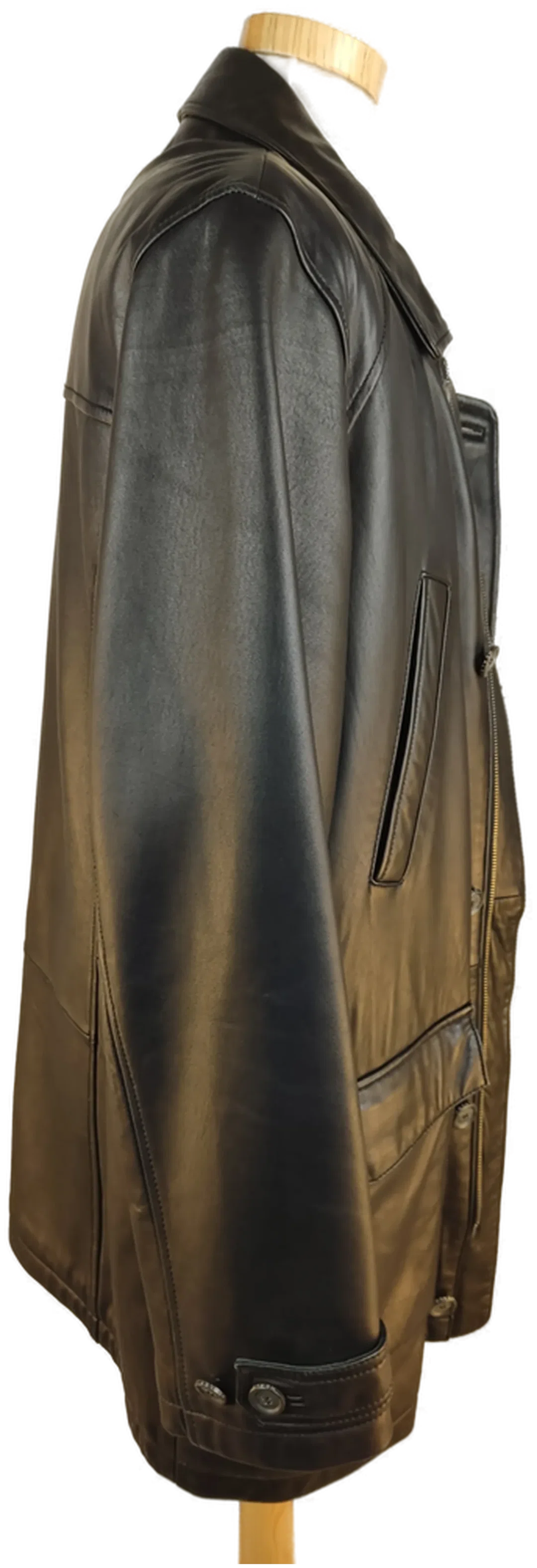 Healey Herren Lederjacke / schwarz - XL/52 – Bild 3