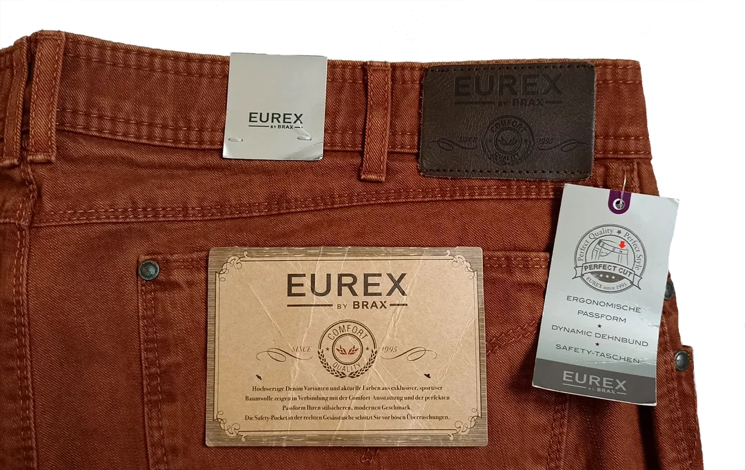 Eurex by Brax Herren Jeans braun Gr. 28U – Bild 3