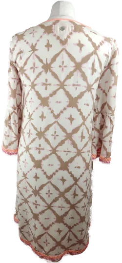 Gemustertes Midikleid Damen Größe 36 | Zarte Boho-Romantik – Vorschau 3