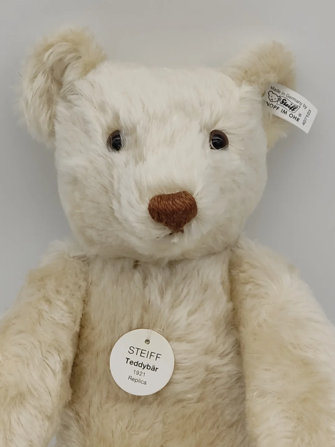 Vintage Steiff Teddybär 1921 Replica 40cm – Bild 4