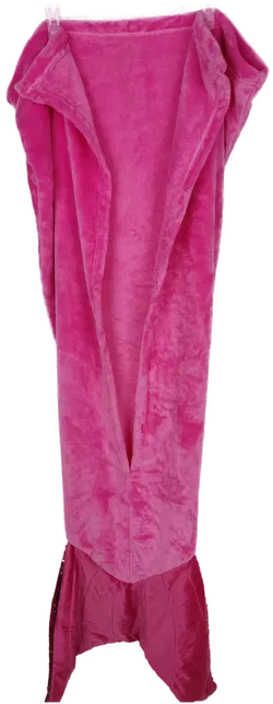 Meerjungfraudecke, pink mit Paillettenflosse, Plüsch, Größe 60x150 cm - Bild 5