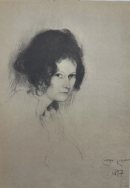 Gustav Klimt Zeichnungen 1 Sammelmappe mit Drucken 1980 – Bild 12