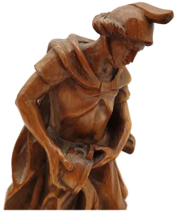 Geschnitzte Holzfigur Hl. Florian | Liebevoll Erhalten - Bild 5