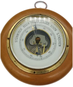 Vintage Barometer m. Holzrahmen - Bild 1