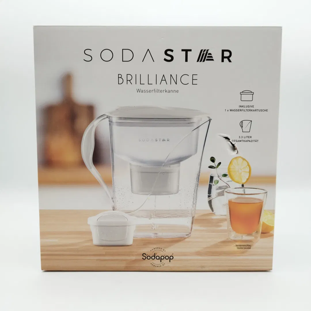 Wasserfilterkanne Soda Star Transparent inkl. Filterkartusche | Wie Neu - Bild 4