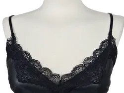 Bershka Damen Top, schwarz - Gr. S  - Bild 4