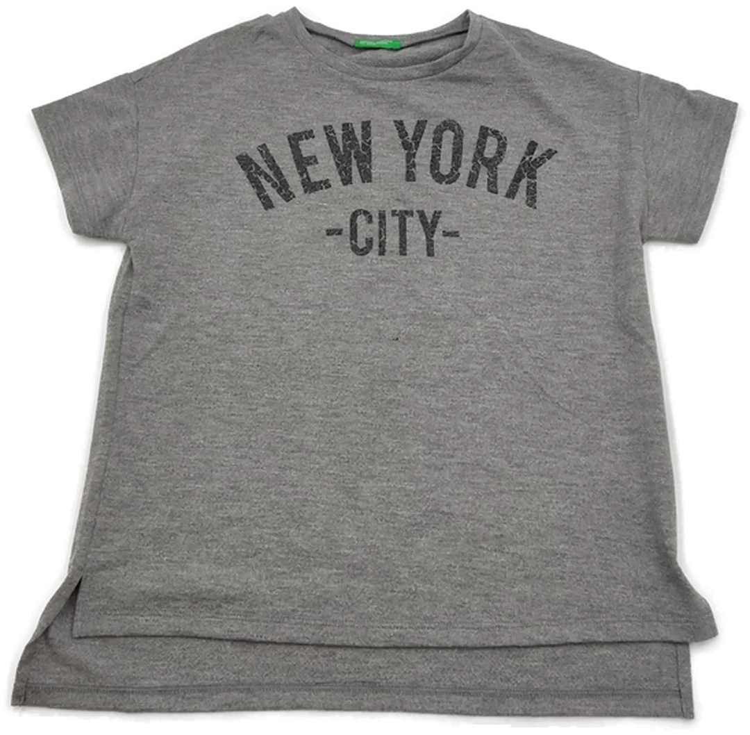 United Colors of Benetton Kindershirt grau Gr. M - Bild 1