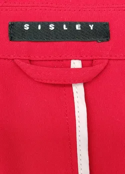 Sisley Damen Blazer rot Gr. 38 - Bild 4