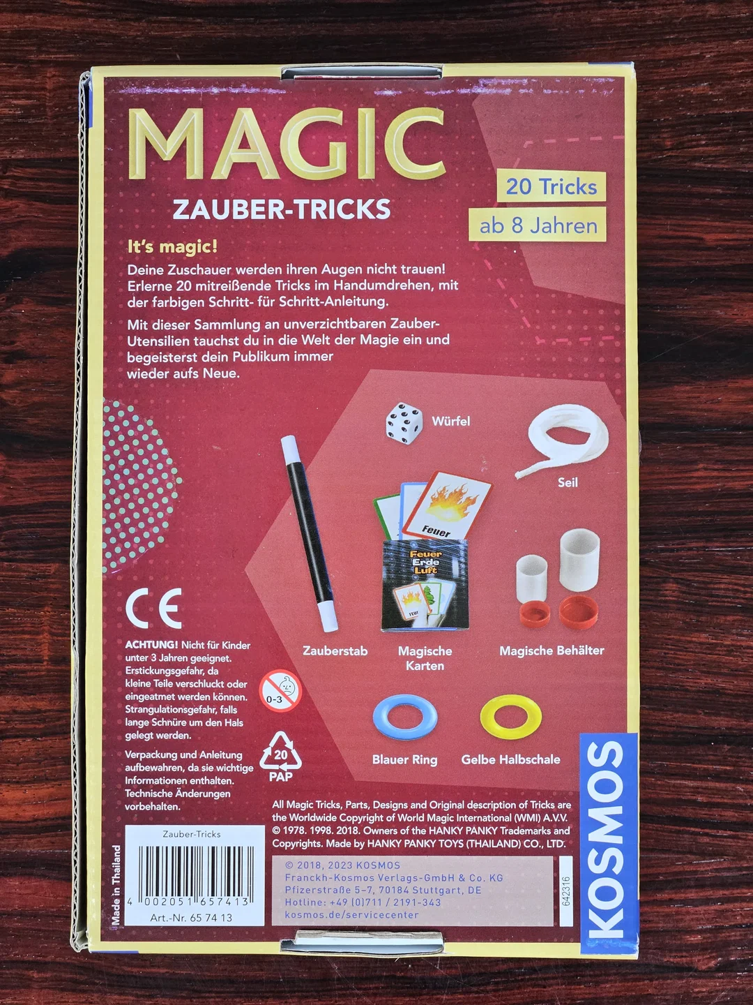 MAGIC ZAUBER -TRICKS  - Gesellschaftsspiel - KOSMOS – Bild 2