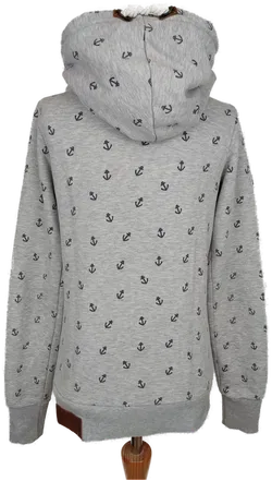 Naketano Damen Pullover grau gemustert - S/36 - Bild 2