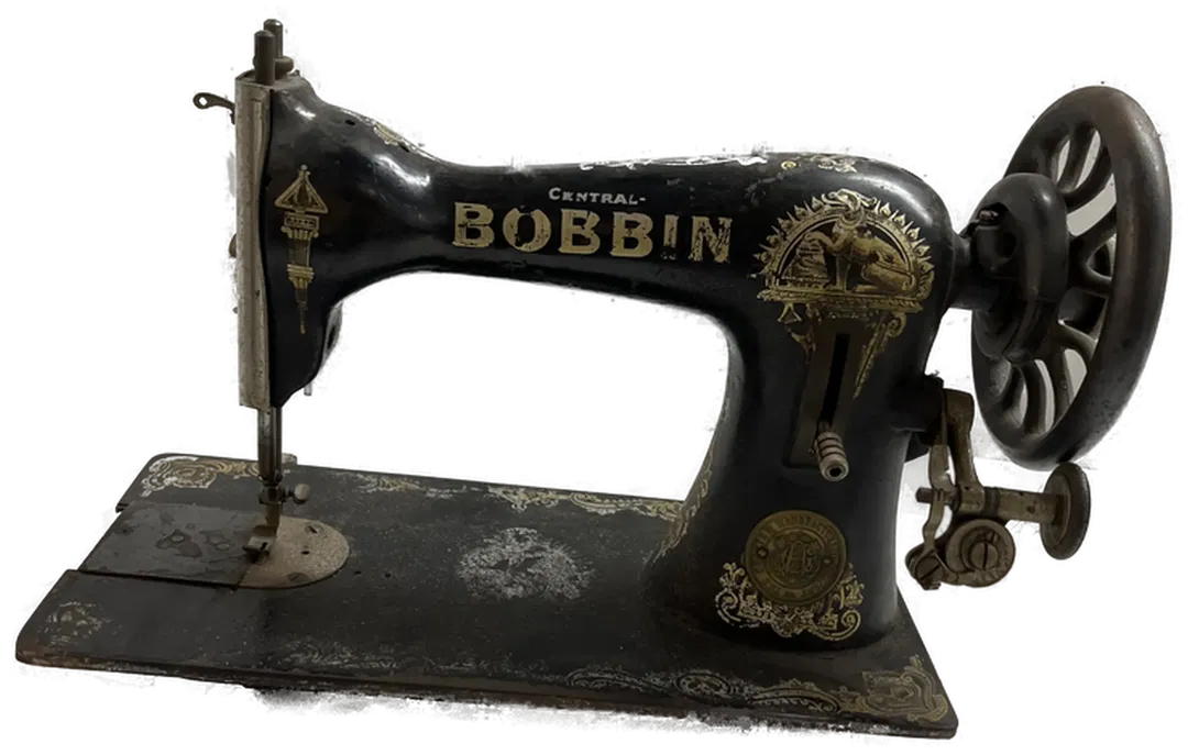 Vintage Nähmaschine Bobbin - Hochwertiges Deko-Raritätenstück - Bild 1