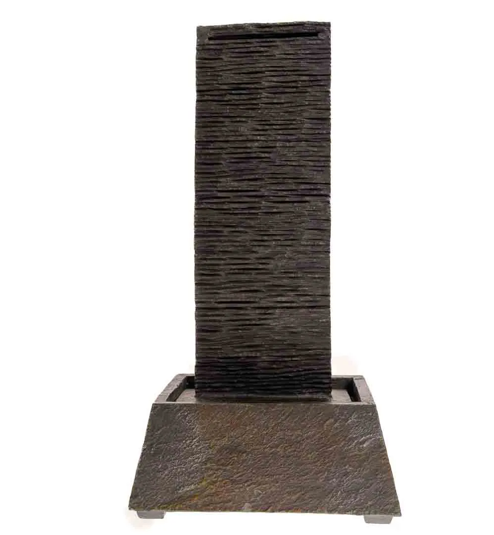 Zimmerbrunnen mit Wasserfall-Effekt – ca. 47 cm – dekorativer Indoor-Brunnen - Bild 1