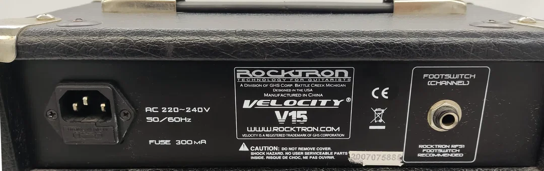 Rocktron Velocity V15 E-Gi­tar­ren Ver­stär­ker schwarz – Bild 5