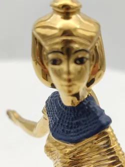 Goldener Selket Porzellan & Zertifikat von Franklin Mint | Limitierte Rarität - Bild 6