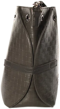GERRY WEBER Handtasche grau – Kroko-Optik – Umhängetasche mit Schulterriemen - Bild 4