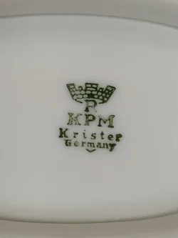 Porzellan-Sauciere KPM Krister mit Goldrand | Vintage-Schatz – Vorschau 11