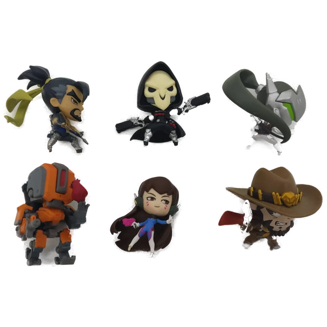 6 verschiedede süße, aber tödliche Figur Overwatch Figuren ohne Sockel – Bild 2