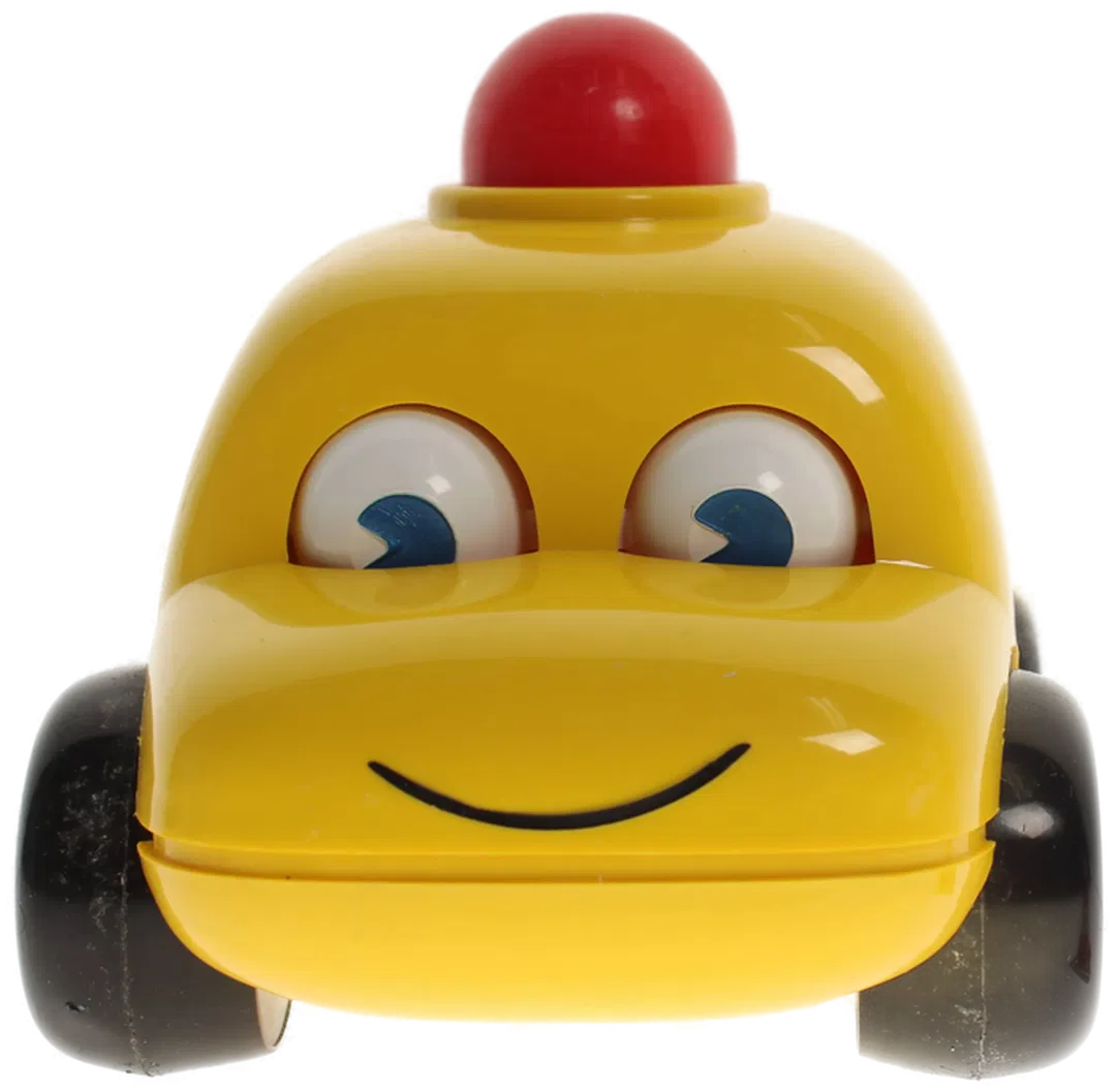 Ambi Toys „Baby’s First Car“ – Gelbes Babyauto mit Klingelfunktion – Vintage - Bild 1