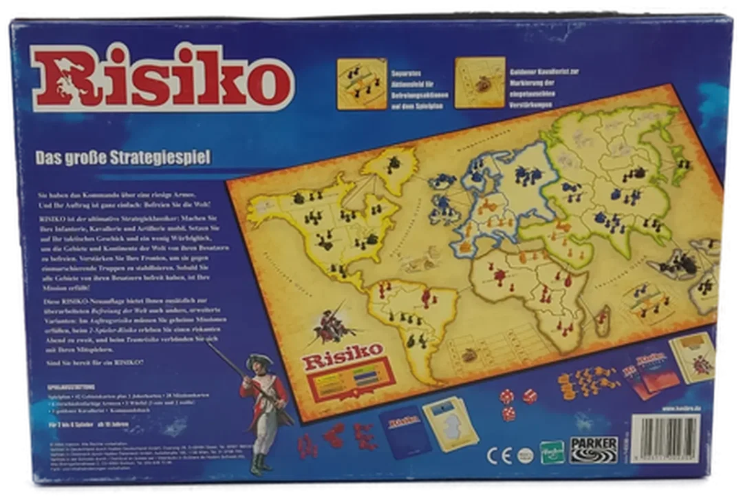 Hasbro Parker Risiko - Das große Strategiespiel – Bild 2