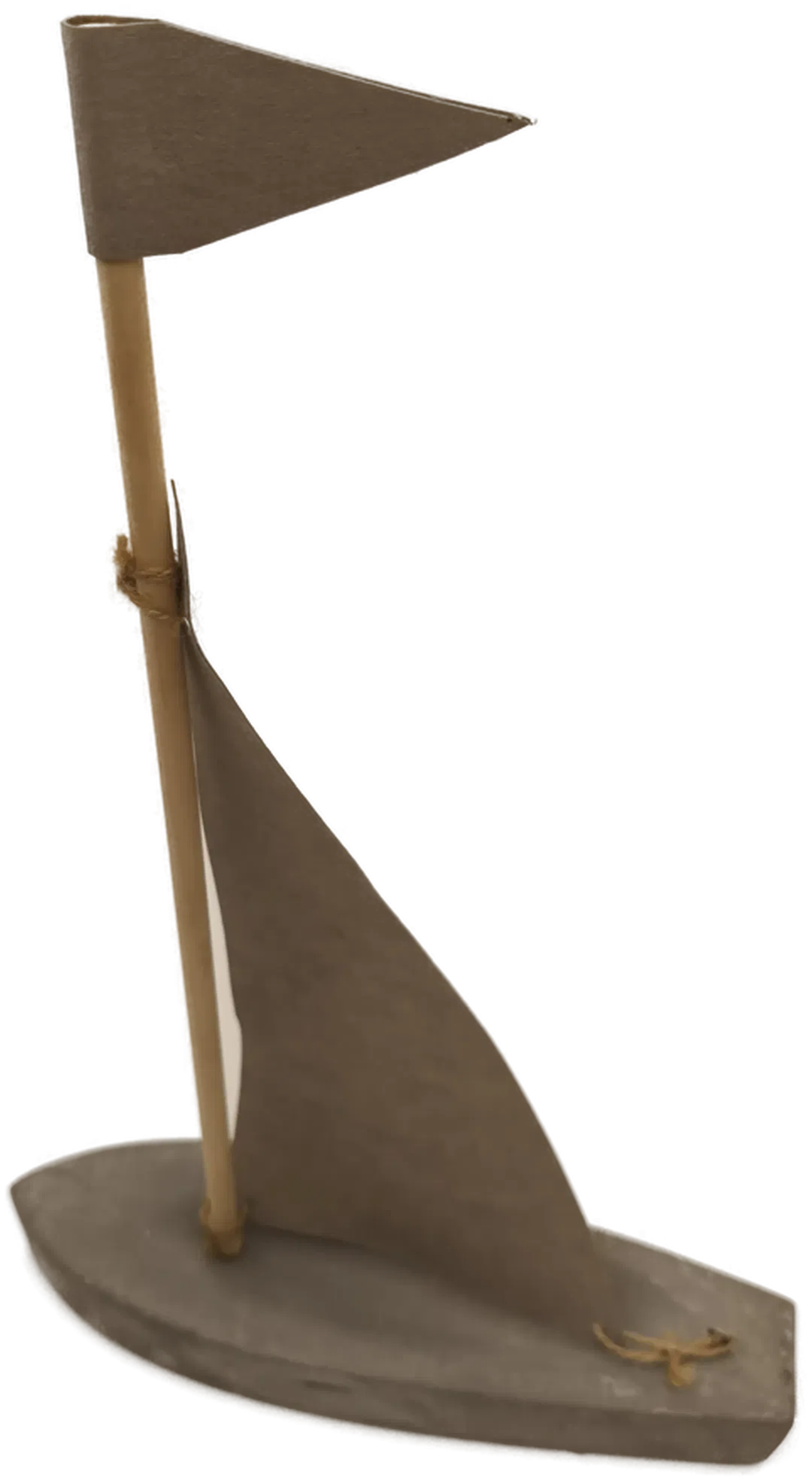 Dekoobjekt Segelschiff, Beton - Bild 1