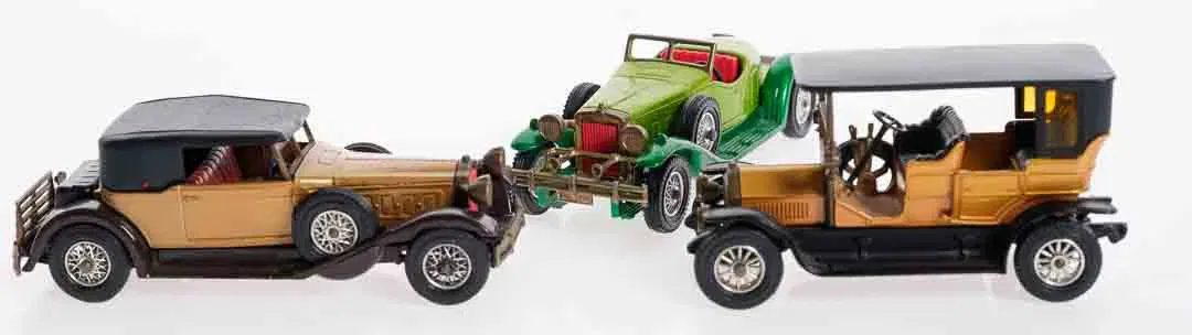 Modelautos von Lesney, 3Set: Rolls Royce 1912-Peugot 1907-Stutz Bearcat 1931 - Bild 1