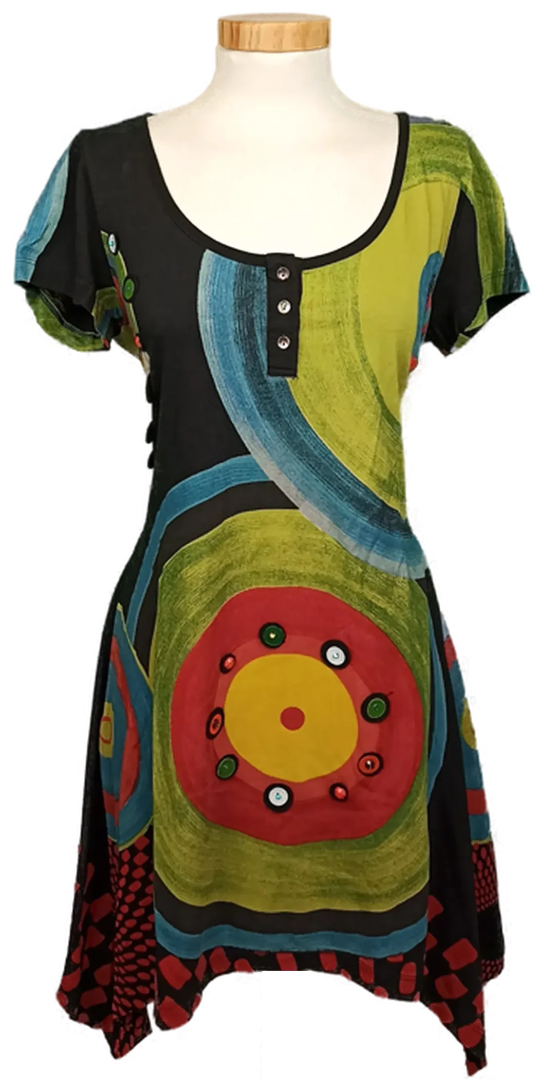 Desigual Damenminikleid gemustert Gr. M - Bild 1
