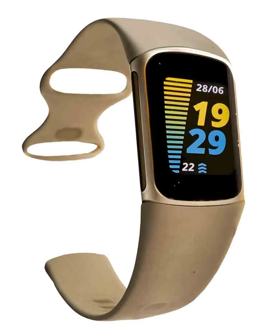 Fitbit Charge 5 Fitness-Tracker Weiß mit Originalverpackung & Ladekabel - Bild 1