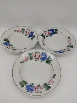 Lilien Porzellan - Kleines Set - Fleisch/Suppenteller & Krug 'Alpenflora', 8 Teile - Bild 6