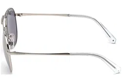 Swarovski Damen Sonnenbrille – Aviator Stil – Silber – Kristallsteg – inkl. Original Etui - Bild 3