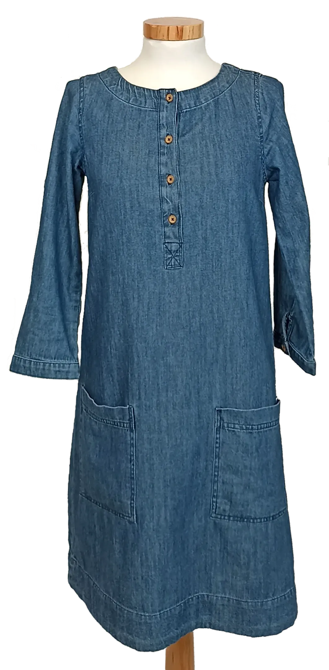 FATFACE Midi-Jeanskleid Gr. 34 - Bild 4