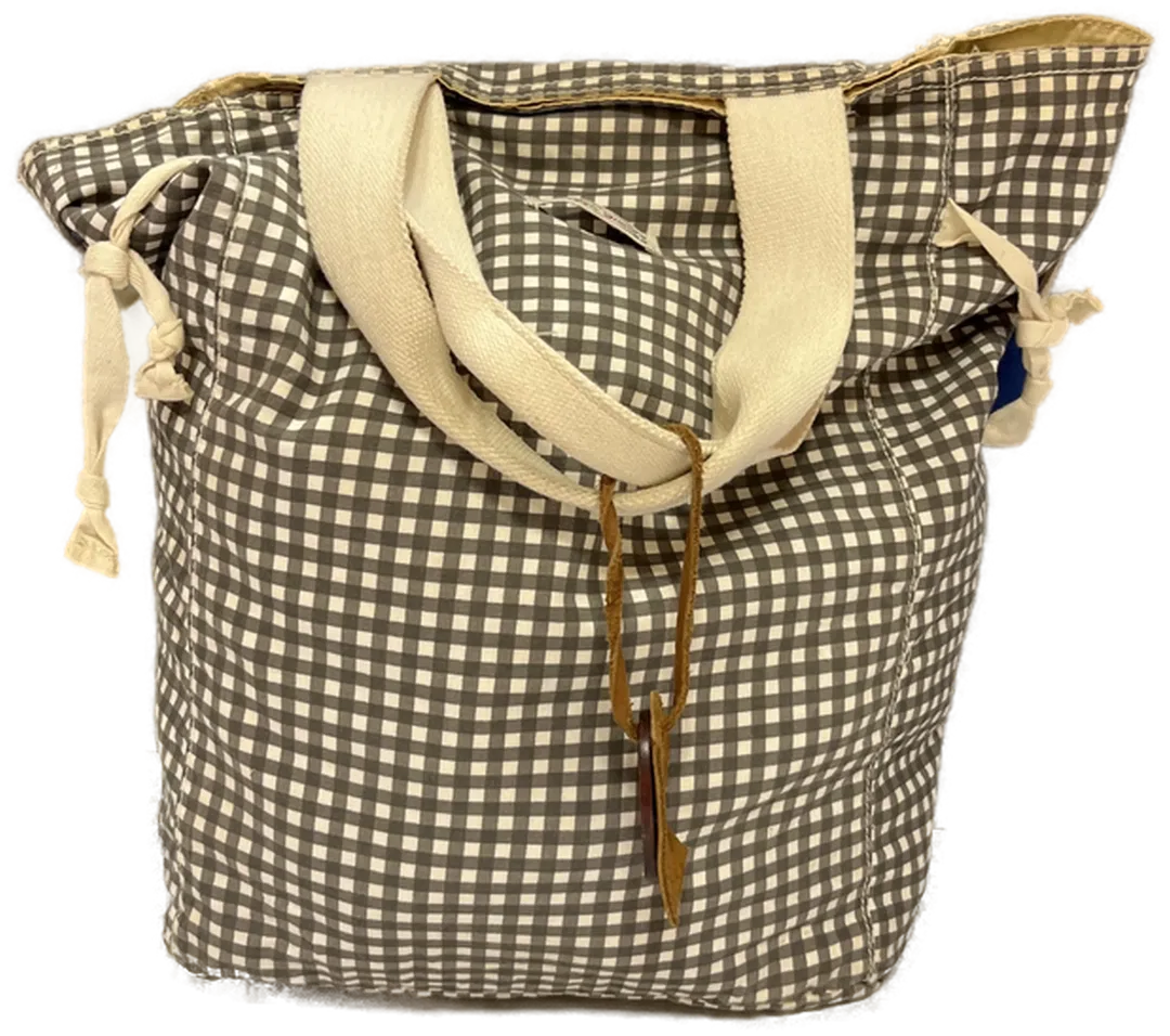 TOMMY HILFIGER Denim Stofftasche kariert - Bild 1