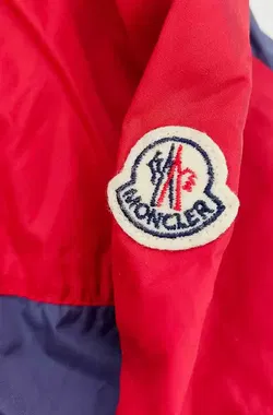 1 Stk. Windbreaker Moncler, Rot/Blau, Gr.3 - Bild 2