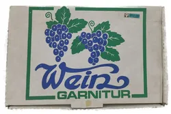 Weingarnitur Keramik-Set (5-teilig) im Folklore-Dekor - Bild 4