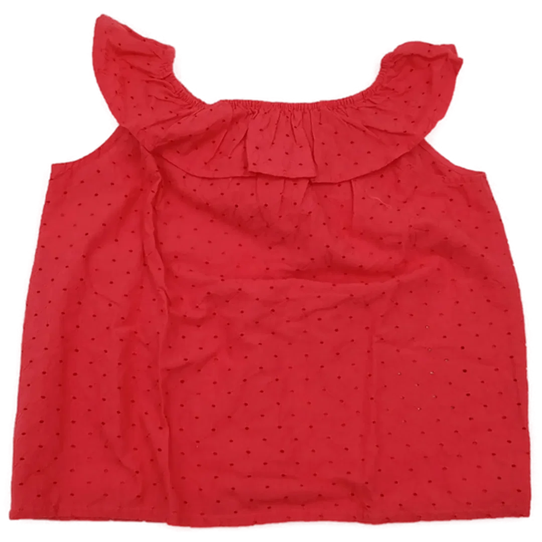 United Colors of Benetton Kindershirt rot Gr. S – Bild 2